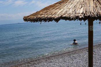 Nafsika Beach Delphi-Itea Esterno foto